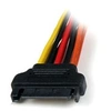 Image de Câble répartiteur en Y d'alimentation SATA vers 2x SATA avec verrouillage - 15 cm - Câble doubleur alimentation SATA - Répartiteur d'alimentation -