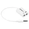 Image de StarTech Headset Splitter 4 Pin to 2x 3 Position