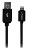 Image de Câble Apple Lightning vers USB pour iPhone 5 / iPod / iPad de 1 m - M/M - Noir (USBLT1MB) - Câble Lightning - Lightning mâle pour USB mâle - 1 m -