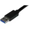 Image de Startech Adaptateur vidéo multi-écrans USB 3.0 vers HDMI - Carte graphique externe avec hub USB à 1 port - M/F - 1920x1200 / 1080p - Station