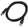 Image de Câble certifié USB 3.0 A vers B de 2 m - Cordon USB3 SuperSpeed USB A vers USB B en noir - M/M - Câble USB - USB Type B (M) pour USB type A (M) - USB