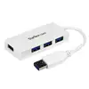 Image de StarTech Portable 4 Port Mini USB 3.0 Hub - White