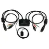 Image de Switch KVM USB HDMI à 2 ports - Commutateur écran clavier souris alimenté par USB avec câbles KVM et commutateur à distance - Commutateur