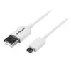 Image de StarTech 1m White Micro USB Cable - A to Micro B