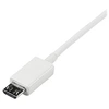 Image de Câble Micro USB 2 m - A vers Micro B - Cordon Micro USB 2.0 - 1x USB A (M) 1x USB Micro B (M) - Blanc 2m - Câble USB - Micro-USB de type B (M) pour