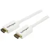 Image de Câble HDMI haute vitesse Ultra HD 4k x 2k de 5m - Cordon HDMI vers HDMI CL3 pour installation murale - M/M - Blanc - Câble HDMI - HDMI mâle pour HDMI