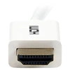 Image de Câble HDMI haute vitesse CL3 Mâle vers Mâle pour Installation Murale - Blanc 7 m - Câble HDMI - HDMI mâle pour HDMI mâle - 7 m - double blindage -