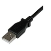 Image de Câble USB 2.0 Type A vers USB Type B Coudé à droite Mâle / Mâle - Adaptateur pour imprimante 2 m Noir - Câble USB - USB type B (M) pour USB (M) - USB