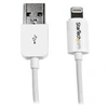 Image de StarTech Câble Apple Lightning vers USB pour iPhone, iPod, iPad - 3 m Blanc