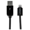Image de StarTech Câble Apple Lightning vers USB pour iPhone, iPod, iPad - 3 m Noir