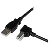 Image de Câble USB 2.0 Type A vers USB Type B Coudé à droite Mâle / Mâle - Adaptateur pour imprimante 1 m Noir - Câble USB - USB type B (M) pour USB (M) - USB