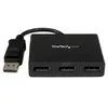 Image de StarTech.com Splitter multi-écrans DisplayPort vers 3x DisplayPort - Hub MST à 3 ports - Répartiteur DP 1.2 vers 3x DP