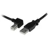 Image de StarTech 1m USB 2.0 A to Left Angle B Cable M/M