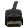Image de StarTech Adaptateur DisplayPort vers VGA - Câble Convertisseur Actif Vidéo Display Port Mâle / VGA Mâle 1080p 1920x1200 - Noir 1,8m - Câble