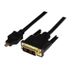 Image de Câble Adaptateur Micro HDMI vers DVI-D M/M pour Tablet et Smartphone, 1x Micro HDMI (Type D) Mâle, 1x DVI-D (18+1) Mâle - 1m - Câble adaptateur -