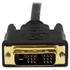 Image de Câble HDMI vers DVI-D M/M 1,5 m - Cordon HDMI vers DVI-D Mâle / Mâle - 1,5 Mètres Noir - Plaqués Or - Câble adaptateur - DVI-D mâle pour HDMI mâle -