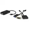 Image de Adaptateur Mini DisplayPort 3 en 1 - 1080p - Répartiteur Mini DP / Thunderbolt vers HDMI / VGA / DVI pour Votre Moniteur (MDP2VGDVHD) - Adaptateur