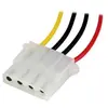 Image de Câble d'Extension Alimentation Molex LP4 30 cm - Rallonge de Câble Alimentation LP4 4 Broches - Mâle vers Femelle - Rallonge de câble d'alimentation