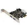 Image de StarTech carte contrôleur PCI-Express 1x avec 2 ports USB 3