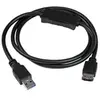 Image de Câble adaptateur USB 3.0 vers eSATA de 91cm pour HDD / SSD / ODD - Câble USB 3.0 pour disque dur eSATA avec SATA 6Gb/s - M/F - Contrôleur de stockage