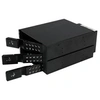 Image de Rack Backplane Mobile en Aluminum Sans Tiroir pour 3 Disque Dur SAS II/SATA III 6Gbps, Hot Swap avec Ventilateur et Serrure - Rack de stockage mobile