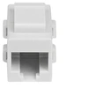 Image de Coupleur RJ45 de type Keystone Jack Cat6 F/F - Blanc - Coupleur réseau - RJ-45 (F) pour RJ-45 (F) - CAT 6 - blanc