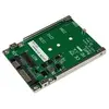 Image de Adaptateur M.2 SSD vers SATA 2,5" - Carte Convertisseur SSD M2 vers SATA 2.5" - Contrôleur de stockage - 1 Canal - SATA 6Gb/s - SATA 6Gb/s - pour