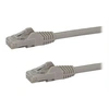 Image de Câble réseau Cat6 Gigabit UTP sans crochet de 3m - Cordon Ethernet RJ45 anti-accroc - Câble patch Mâle / Mâle - Gris - Cordon de raccordement - RJ-45