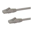 Image de Câble réseau Cat6 Gigabit UTP sans crochet de 5m - Cordon Ethernet RJ45 anti-accroc - Câble patch Mâle / Mâle - Gris - Cordon de raccordement - RJ-45