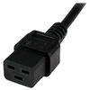 Image de Cordon d'alimentation Schuko CEE7 vers IEC 320 C19 de 2m pour ordinateur - Câble secteur PC CEE7 vers C19 - Mâle / Femelle - Câble d'alimentation -