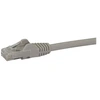 Image de Câble réseau Cat6 Gigabit UTP sans crochet de 1m - Cordon Ethernet RJ45 anti-accroc - Câble patch Mâle / Mâle - Gris - Cordon de raccordement - RJ-45