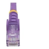 Image de Câble réseau Cat6 Gigabit UTP sans crochet de 2m - Cordon Ethernet RJ45 anti-accroc - Câble patch Mâle / Mâle - Violet - Cordon de raccordement -