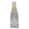 Image de Câble réseau Cat6 Gigabit UTP sans crochet de 2m - Cordon Ethernet RJ45 anti-accroc - Câble patch Mâle / Mâle - Gris - Cordon de raccordement - RJ-45