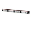Image de Panneau de brassage à 24 ports Cat6 110 montage en rack 1U - Tableau de connexions - CAT 6 - noir - 1U - 24 ports - pour P/N: RACK-18U-20-WALL-OA,