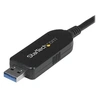 Image de Câble USB 3.0 de transfert de données pour Mac et Windows - Adaptateur de connexion directe - USB 3.0 - USB 3.0 - noir