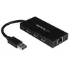 Image de StarTech Portable USB 3.0 Hub w/Gigabit Ethernet