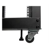 Image de Rack de serveur réglable à cadre ouvert 25U 4 montants - Bâti rack avec roulettes et gestion de câbles (4POSTRACK25U) - Rack cadre ouvert - noir -