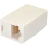 Image de Coupleur RJ45 Cat5e modulaire en ligne - Adaptateur RJ45 vers RJ45 - F/F - Coupleur Ethernet - Paquet de 10 - Beige - Coupleur réseau - RJ-45 (F)
