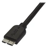 Image de Câble Micro USB 3.0 slim de 3m - Cordon USB A vers Micro B - Câble USB de charge / synchronisation - M/M - Noir - Câble USB - Micro-USB de type B (M)