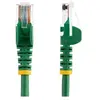 Image de Câble réseau Cat5e UTP sans crochet de 1 m - Cordon Ethernet RJ45 anti-accroc - Câble patch - M/M - Vert - Cordon de raccordement - RJ-45 (M) pour