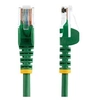 Image de Câble réseau Cat5e UTP sans crochet de 2 m - Cordon Ethernet RJ45 anti-accroc - Câble patch - M/M - Vert - Cordon de raccordement - RJ-45 (M) pour