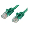 Image de Câble réseau Cat5e UTP sans crochet de 3 m - Cordon Ethernet RJ45 anti-accroc - Câble patch - M/M - Vert - Cordon de raccordement - RJ-45 (M) pour
