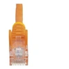 Image de Câble réseau Cat5e UTP sans crochet de 3 m - Cordon Ethernet RJ45 anti-accroc - Câble patch - M/M - Orange - Cordon de raccordement - RJ-45 (M) pour