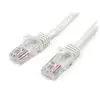 Image de StarTech 2m White Snagless UTP Cat5e Patch Cable