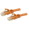 Image de Câble réseau Cat6 Gigabit UTP sans crochet de 1m - Cordon Ethernet RJ45 anti-accroc - Câble patch Mâle / Mâle - Gris - Cordon de raccordement - RJ-45