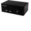Image de Startech Switch KVM USB double VGA à 2 ports - Commutateur écran clavier souris avec hub USB 2.0 à 2 ports et audio - Commutateur