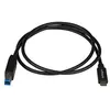 Image de Câble USB 3.1 USB-C vers USB-B de 1 m - Cordon USB C vers B - Mâle / Mâle - Noir - Câble USB - 24 pin USB-C (M) pour USB Type B (M) - USB 3.1 - 1 m -