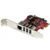 Image de StarTech 3Pt PCIe USB 3.0 Card+Gigabit Ethernet
