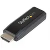 Image de StarTech HDMI to VGA Adapter - Aux Audio Output - Compact - 1920x1200 - HDMI to VGA (HD2VGAMICRA) - Convertisseur vidéo - HDMI - VGA - noir