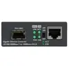 Image de StarTech.com Convertisseur de m?dia fibre optique Gigabit Ethernet avec slot SFP ouvert - Convertisseur Ethernet cuivre vers fibre - convertisseur de